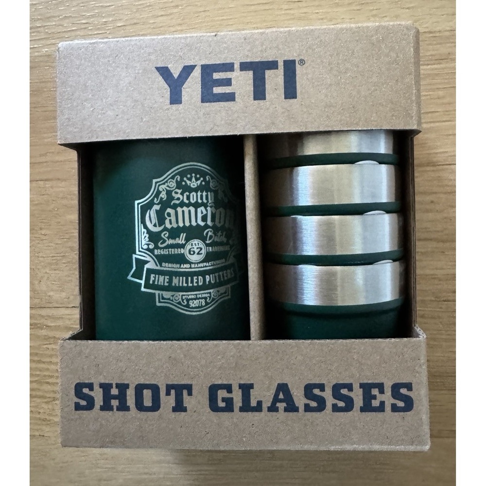 Yeti x Scotty Cameron St Patricks Day 2026 Small Batch Shot Glasses Green